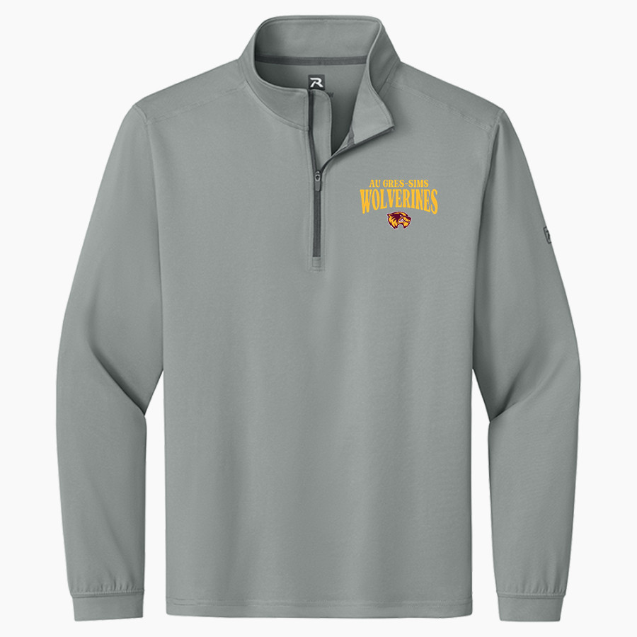 Au Gres-Sims HIGH SCHOOL WOLVERINES <span class="pdp-name-mascot">AU GRES - SIMS WOLVERINES</span> Richardson Men's Vertex 1/4-Zip Pullover