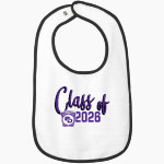 Ben Davis Giants Rabbit Skins Infant Contrast Trim Terry Bib Front Thumbnail