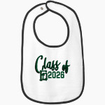 Franklin Quakers <span class="pdp-name-mascot">Franklin Quakers</span> Rabbit Skins Infant Contrast Trim Terry Bib Front Thumbnail