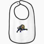 Payne Tech Lions Rabbit Skins Infant Contrast Trim Terry Bib Front Thumbnail