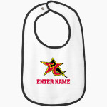 Elite Cheer Online Store Rabbit Skins Infant Contrast Trim Terry Bib Front Thumbnail