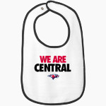 CENTRAL CATHOLIC HIGH SCHOOL EAGLES <span class="pdp-name-mascot">CENTRAL EAGLES</span> Rabbit Skins Infant Contrast Trim Terry Bib Front Thumbnail