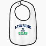 Lava Ridge Gilas <span class="pdp-name-mascot">Lava Ridge Intermediate Gilas</span> Rabbit Skins Infant Contrast Trim Terry Bib Front Thumbnail