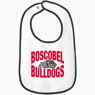 Rabbit Skins Infant Contrast Trim Terry Bib