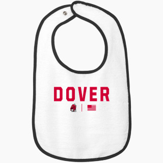 Rabbit Skins Infant Contrast Trim Terry Bib