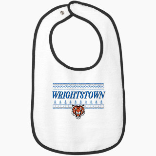 Rabbit Skins Infant Contrast Trim Terry Bib