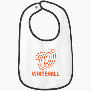 Rabbit Skins Infant Contrast Trim Terry Bib