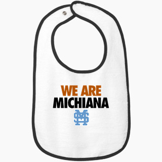 Rabbit Skins Infant Contrast Trim Terry Bib