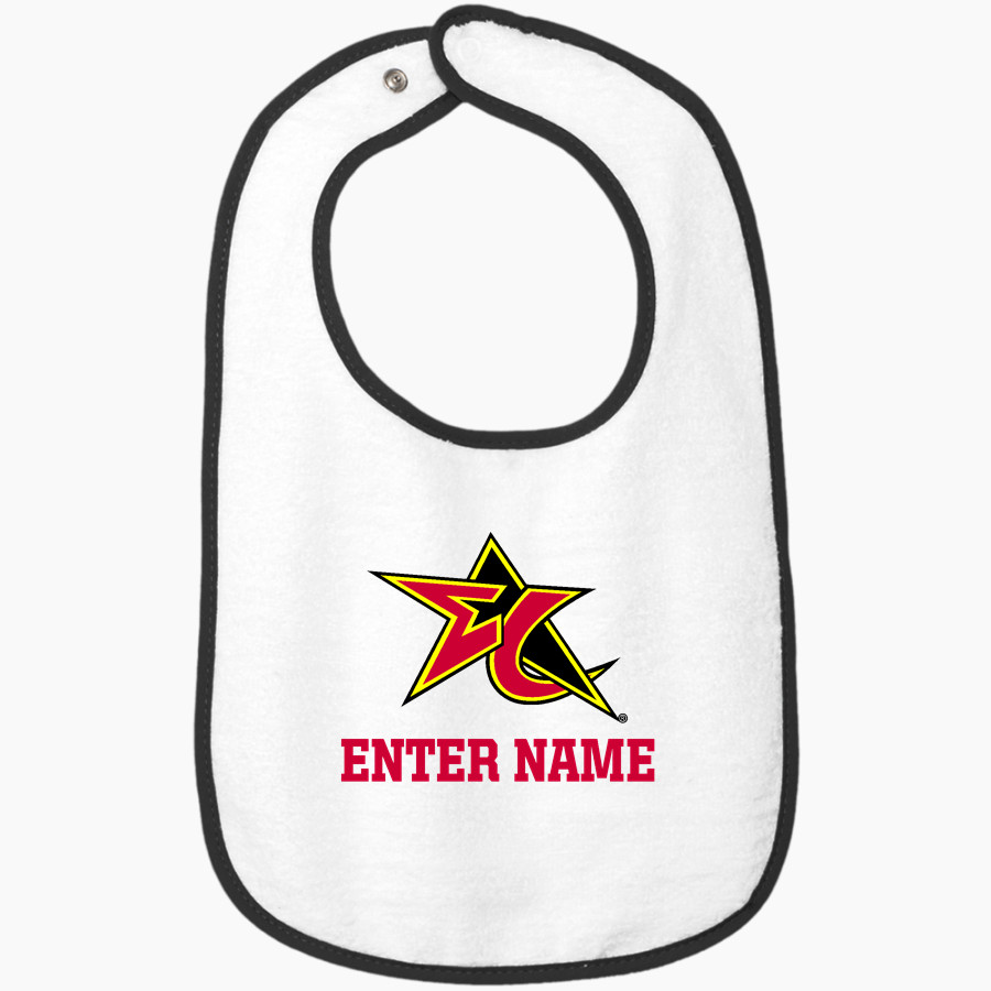 Elite Cheer Online Store Rabbit Skins Infant Contrast Trim Terry Bib