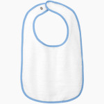 Spain Park Jaguars Rabbit Skins Infant Contrast Trim Terry Bib Front Thumbnail