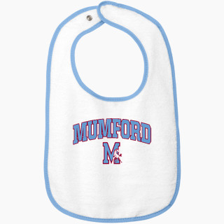 Rabbit Skins Infant Contrast Trim Terry Bib