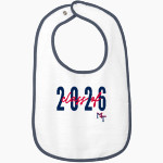 Medford Tech Jaguars <span class="pdp-name-mascot">Medford Tech High School Jaguars</span> Rabbit Skins Infant Contrast Trim Terry Bib Front Thumbnail