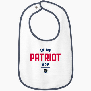 Rabbit Skins Infant Contrast Trim Terry Bib