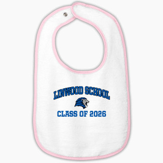 Rabbit Skins Infant Contrast Trim Terry Bib