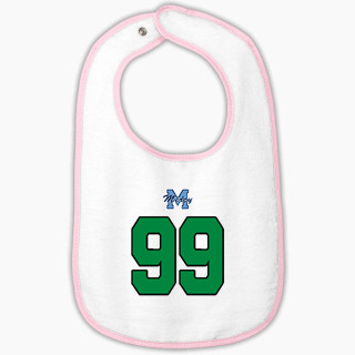 Rabbit Skins Infant Contrast Trim Terry Bib