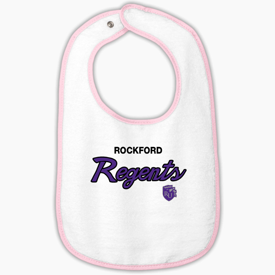 Rockford Regents <span class="pdp-name-mascot">Rockford Regents</span> Rabbit Skins Infant Contrast Trim Terry Bib
