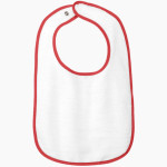 The Foundation The Foundation <span class="pdp-name-mascot">The Foundation</span> Rabbit Skins Infant Contrast Trim Terry Bib Front Thumbnail
