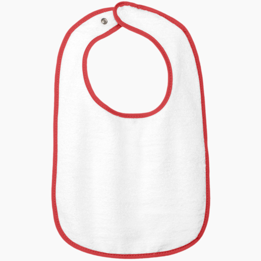The Foundation The Foundation <span class="pdp-name-mascot">The Foundation</span> Rabbit Skins Infant Contrast Trim Terry Bib