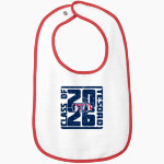 Tesoro Titans <span class="pdp-name-mascot">Tesoro Titans</span> Rabbit Skins Infant Contrast Trim Terry Bib Front Thumbnail