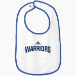 Kamehameha Maui Warriors <span class="pdp-name-mascot">Kamehameha Maui Warriors</span> Rabbit Skins Infant Contrast Trim Terry Bib Front Thumbnail