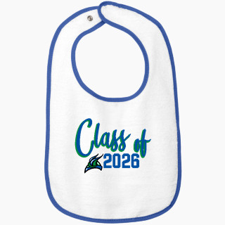 Rabbit Skins Infant Contrast Trim Terry Bib