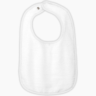Rabbit Skins Infant Contrast Trim Terry Bib