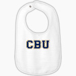CBU Lancers <span class="pdp-name-mascot">CBU Lancers</span> Rabbit Skins Infant Contrast Trim Terry Bib Front Thumbnail