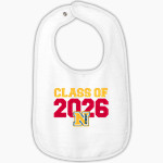 Newberry Youth Football And Cheer Panthers <span class="pdp-name-mascot">Newberry Youth Football And Cheer Panthers</span> Rabbit Skins Infant Contrast Trim Terry Bib Front Thumbnail