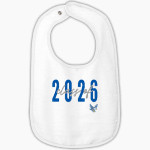 Eisenhower Elementary School Eagles <span class="pdp-name-mascot">Eisenhower Elementary School Eagles</span> Rabbit Skins Infant Contrast Trim Terry Bib Front Thumbnail