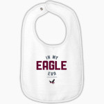 GEORGE STEVENS ACADEMY EAGLES <span class="pdp-name-mascot">GEORGE STEVENS ACADEMY EAGLES</span> Rabbit Skins Infant Contrast Trim Terry Bib Front Thumbnail