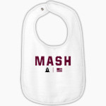 Mash Athletics <span class="pdp-name-mascot">Minnesota Mash Baseball Club</span> Rabbit Skins Infant Contrast Trim Terry Bib Front Thumbnail