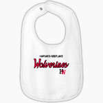 Harvard-Westlake The Official Online Store <span class="pdp-name-mascot">Harvard-Westlake Wolverines</span> Rabbit Skins Infant Contrast Trim Terry Bib Front Thumbnail
