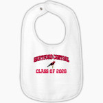 Hartford Central Tanagers Tanagers Rabbit Skins Infant Contrast Trim Terry Bib Front Thumbnail