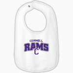 Cornell Rams <span class="pdp-name-mascot">Cornell Rams</span> Rabbit Skins Infant Contrast Trim Terry Bib Front Thumbnail