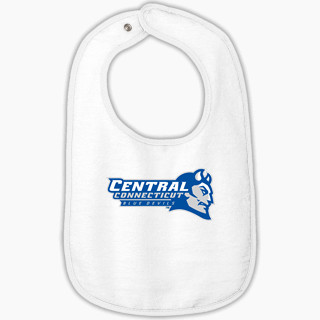 Rabbit Skins Infant Contrast Trim Terry Bib