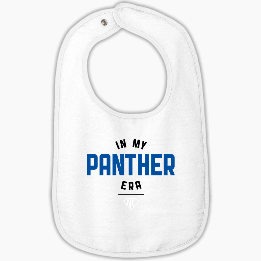 Nueces Canyon Panthers Rabbit Skins Infant Contrast Trim Terry Bib