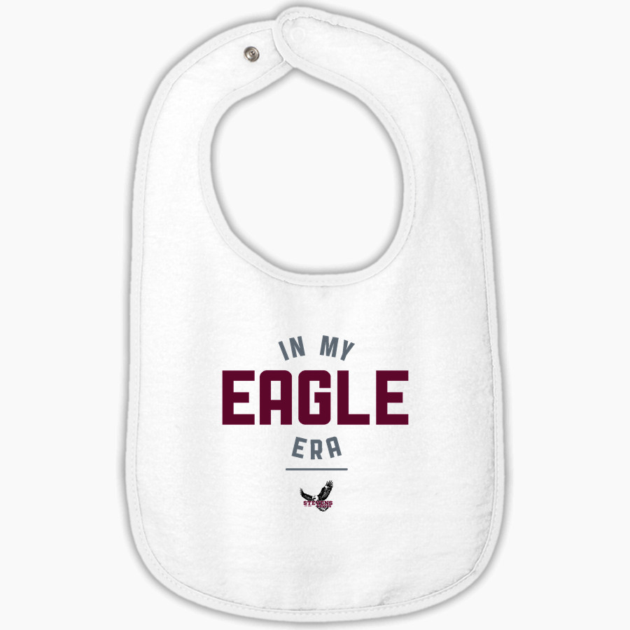 GEORGE STEVENS ACADEMY EAGLES <span class="pdp-name-mascot">GEORGE STEVENS ACADEMY EAGLES</span> Rabbit Skins Infant Contrast Trim Terry Bib