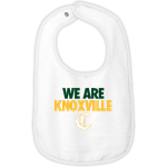 KNOXVILLE CATHOLIC HIGH SCHOOL FIGHTING IRISH <span class="pdp-name-mascot">KNOXVILLE FIGHTING IRISH</span> Rabbit Skins Infant Contrast Trim Terry Bib Front Thumbnail