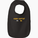 Hawaii Baptist Eagles <span class="pdp-name-mascot">HBA Eagles</span> Rabbit Skins Infant Premium Jersey Bib Front Thumbnail