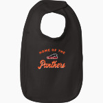 CROOMS ACADEMY PANTHERS Rabbit Skins Infant Premium Jersey Bib Front Thumbnail