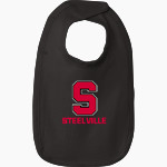 STEELVILLE HIGH SCHOOL CARDINALS <span class="pdp-name-mascot">STEELVILLE CARDINALS</span> Rabbit Skins Infant Premium Jersey Bib Front Thumbnail