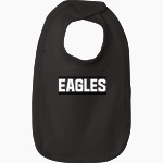 Godwin Eagles Rabbit Skins Infant Premium Jersey Bib Front Thumbnail