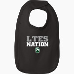 Lower Township Elementary Rabbit Skins Infant Premium Jersey Bib Front Thumbnail