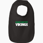 Salem Baptist Vikings Rabbit Skins Infant Premium Jersey Bib Front Thumbnail