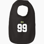 CATOOSA HIGH SCHOOL INDIANS <span class="pdp-name-mascot">CATOOSA INDIANS</span> Rabbit Skins Infant Premium Jersey Bib Front Thumbnail