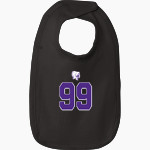 LOGAN HIGH SCHOOL CHIEFTAINS Rabbit Skins Infant Premium Jersey Bib Front Thumbnail