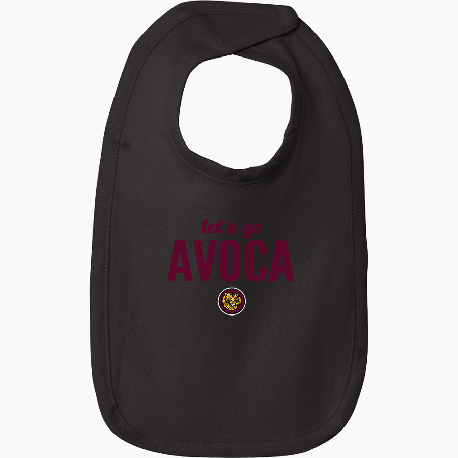AVOCA CENTRAL HIGH SCHOOL TIGERS <span class="pdp-name-mascot">AVOCA TIGERS</span> Rabbit Skins Infant Premium Jersey Bib