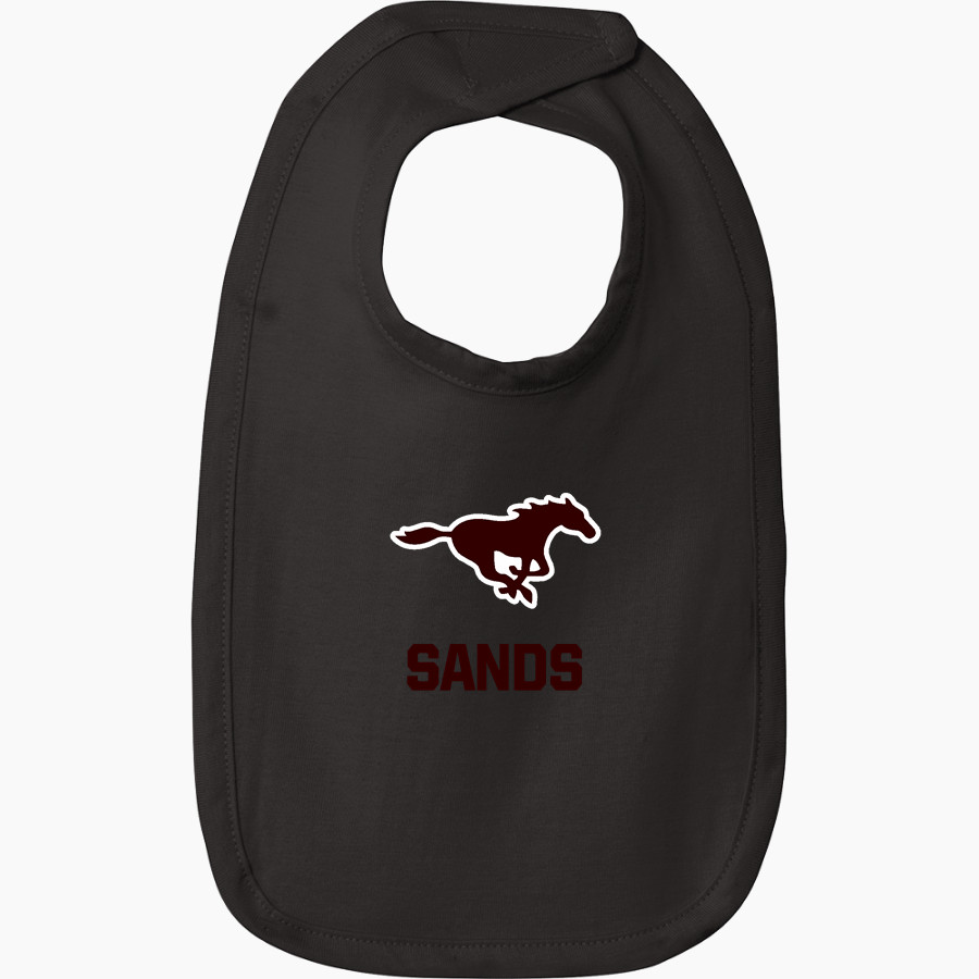 SANDS HIGH SCHOOL MUSTANGS <span class="pdp-name-mascot">SANDS MUSTANGS</span> Rabbit Skins Infant Premium Jersey Bib