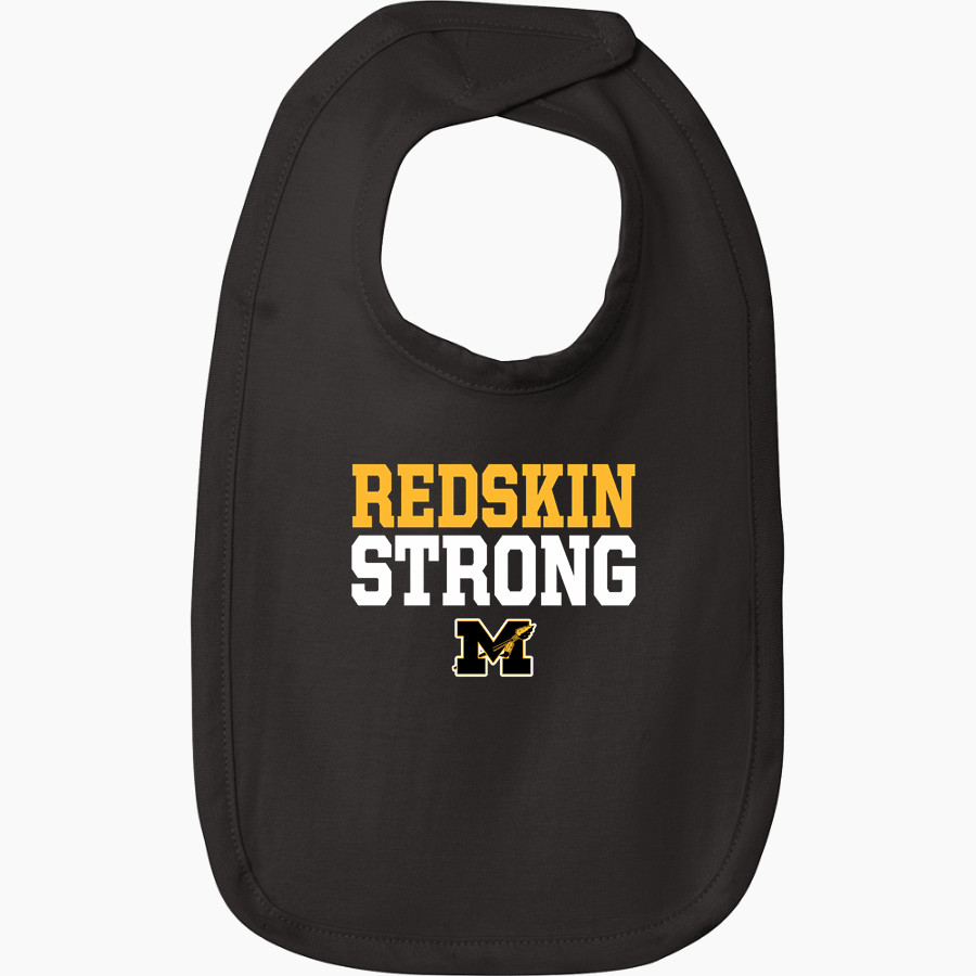 Manteo Redskins Rabbit Skins Infant Premium Jersey Bib