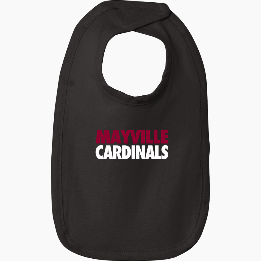 MAYVILLE HIGH SCHOOL CARDINALS <span class="pdp-name-mascot">MAYVILLE CARDINALS</span> Rabbit Skins Infant Premium Jersey Bib